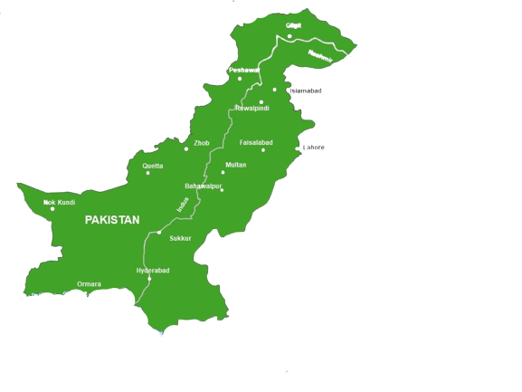 Pakistan network coverage map